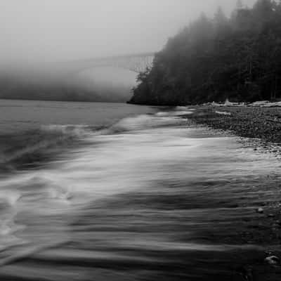 Macs Cove at Deception Pass Bridge, USA