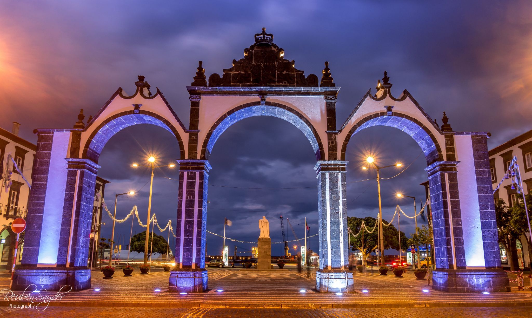 Downtown Ponta Delgada, Portugal