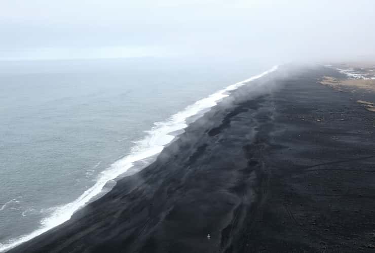 The Endless Black Beach from Dyrhólaey Viewpoint