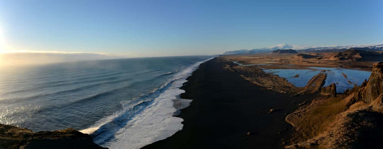 The Endless Black Beach from Dyrhólaey Viewpoint