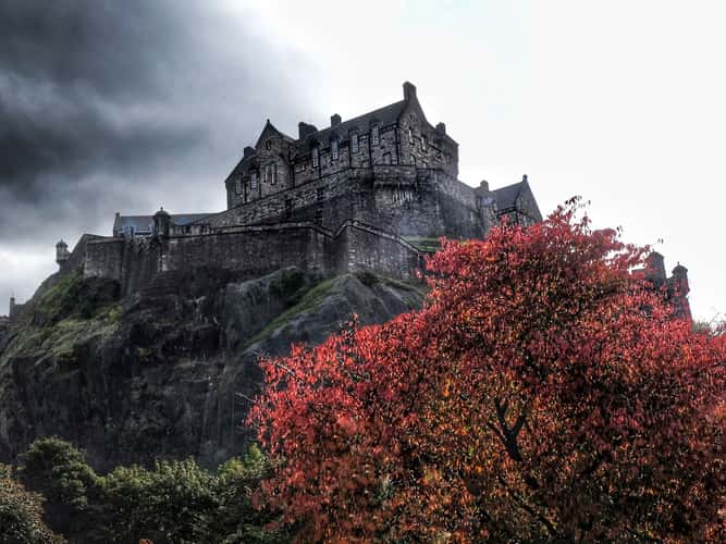 Edinburgh Castle, North West View