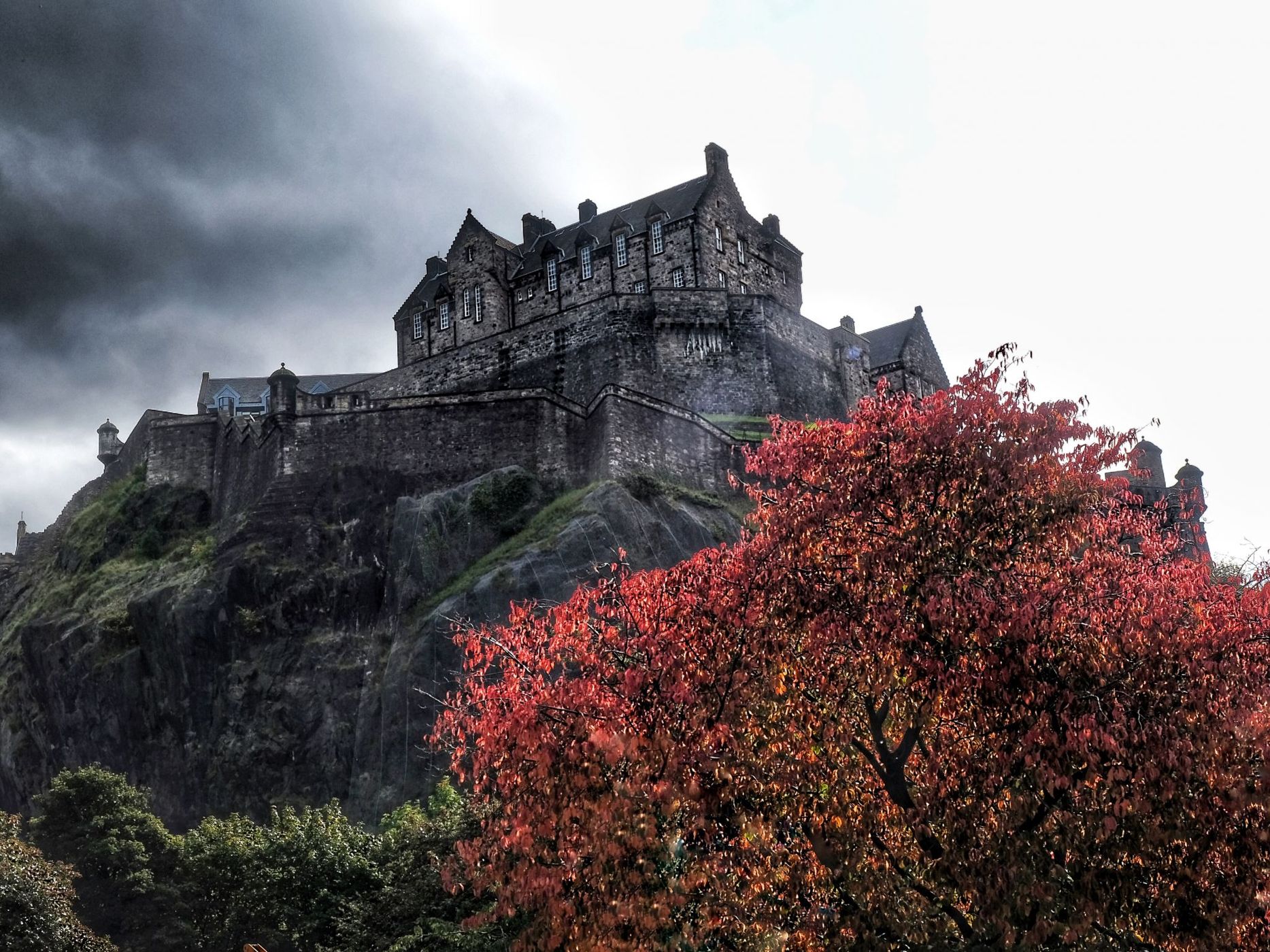 Edinburgh Castle, North West View, United Kingdom