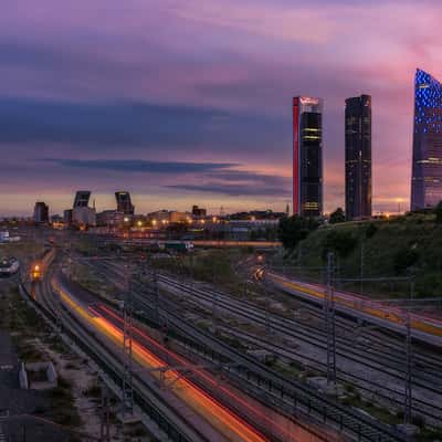 View from Estación de Chamartín, Madrid, Spain