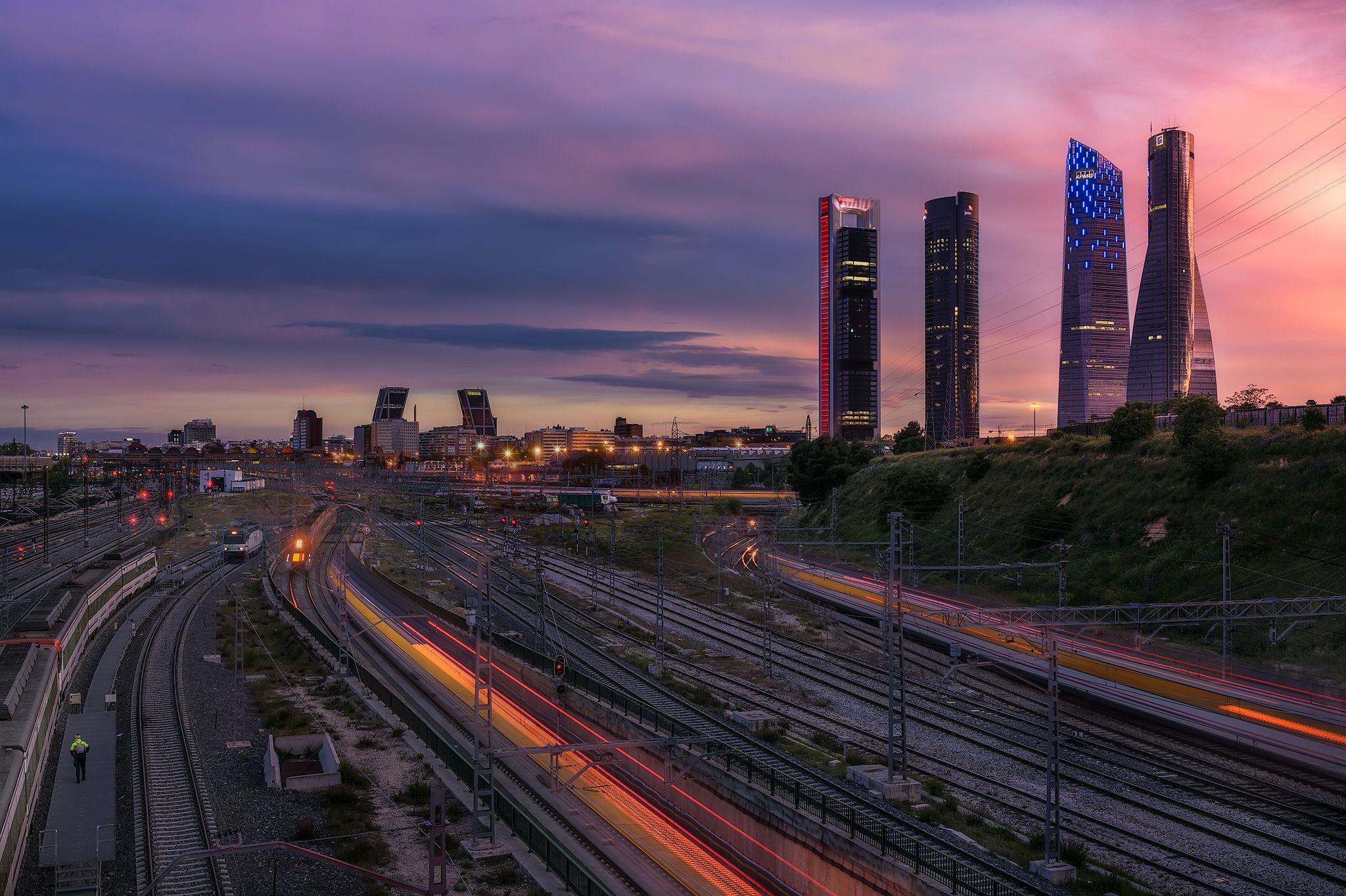 View from Estación de Chamartín, Madrid, Spain