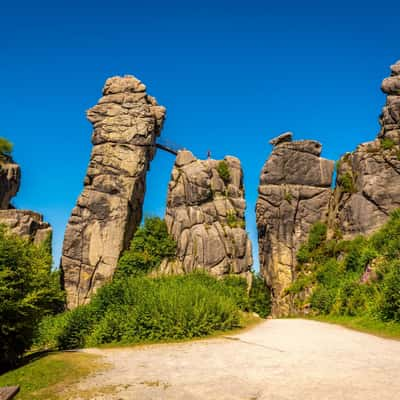 South view of Externsteine, Germany