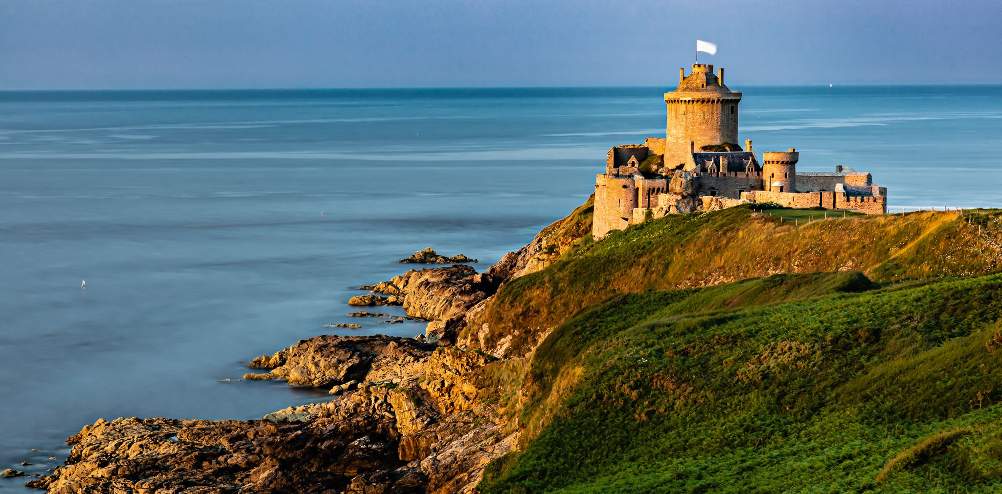 Golden hour at Fort La Latte, France