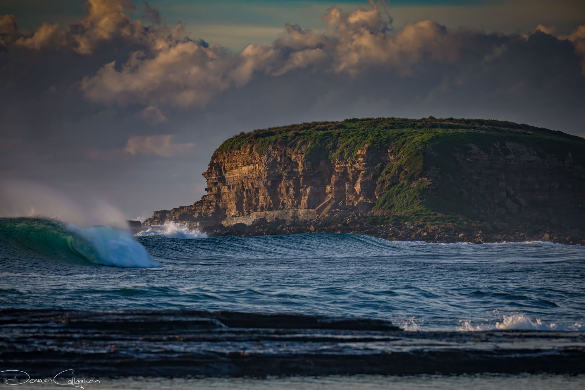 Grasshopper Island from Depot Beach NSW, Australia
