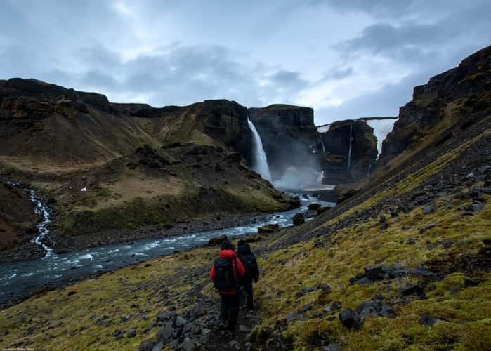 Háifoss Waterfall