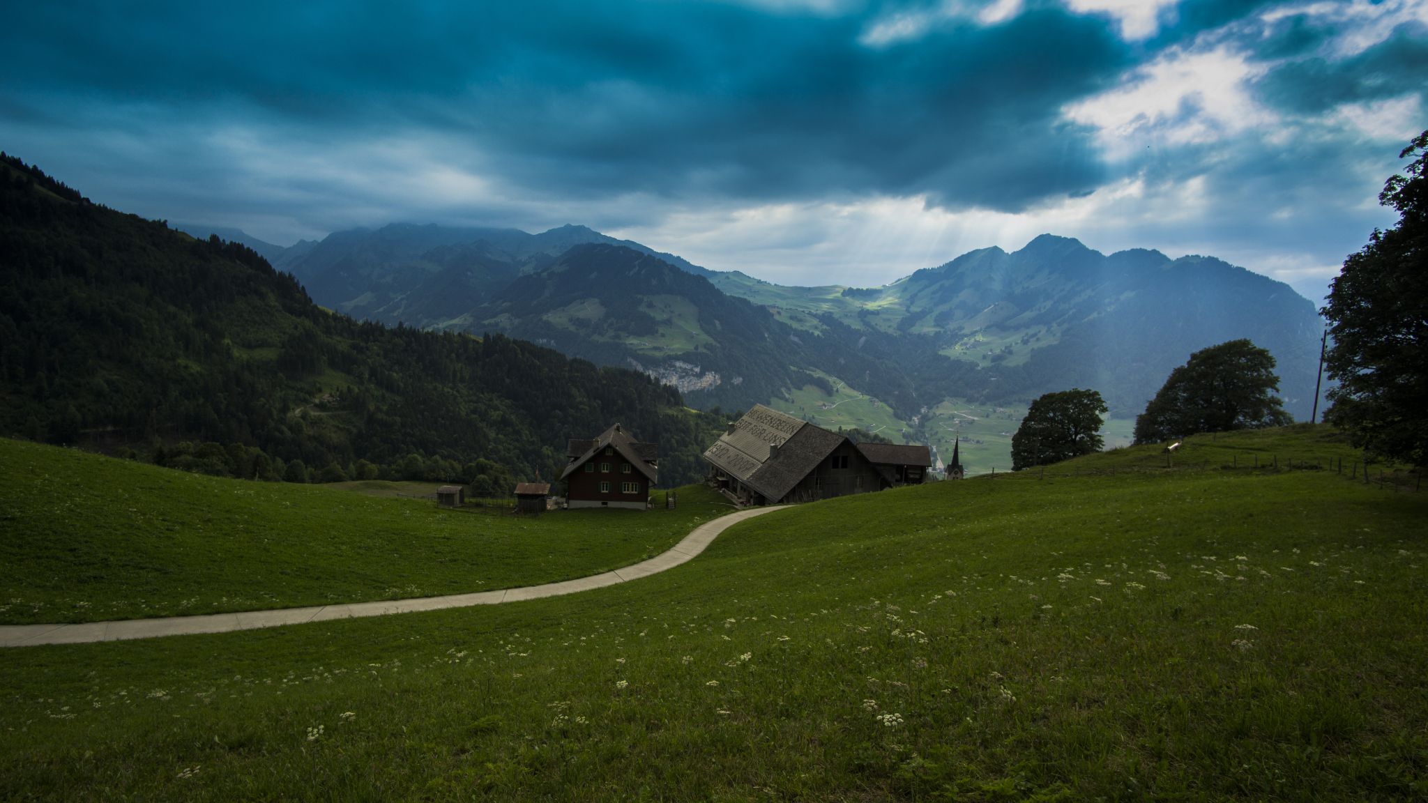 Herbststimmung in Niederrickenbach, Switzerland