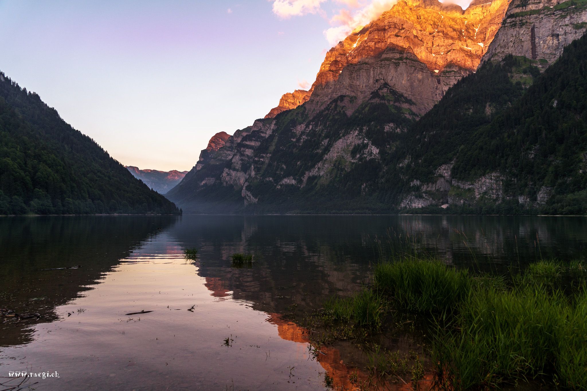 Klöntalersee, Vorauen, Switzerland