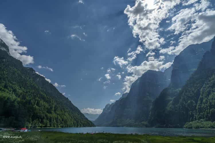 Klöntalersee, Vorauen