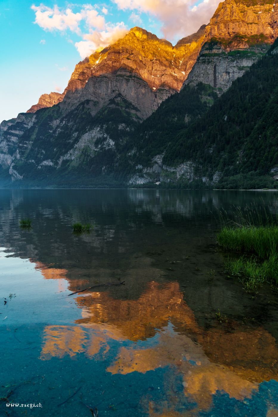 Klöntalersee, Vorauen, Switzerland