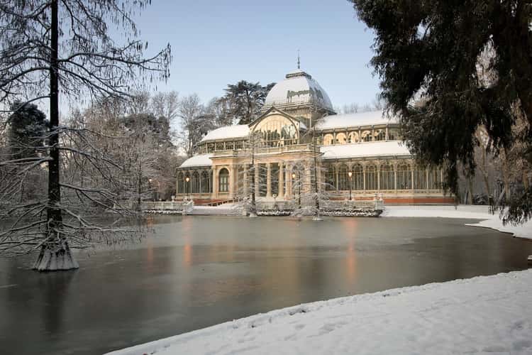 Palacio de Cristal in Parque del Retiro, Madrid