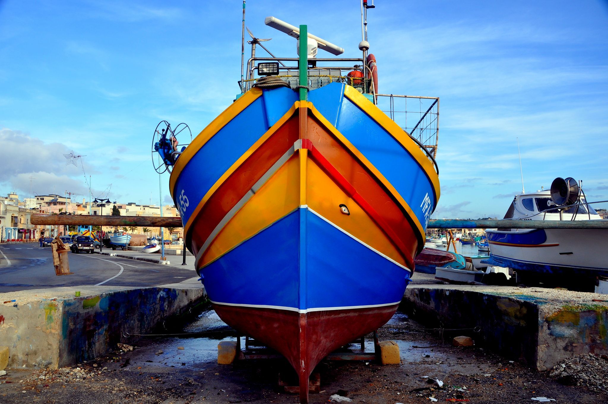 Marsaxlokk harbor, Malta