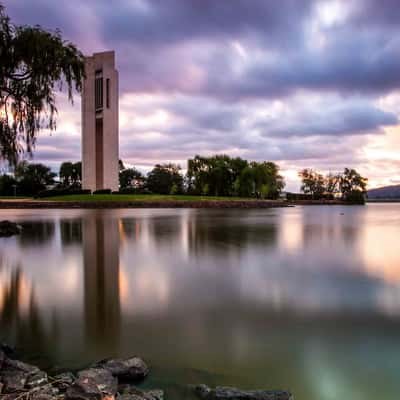 National Carillon sunset Canberra, Australia