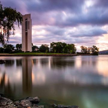 National Carillon sunset Canberra, Australia
