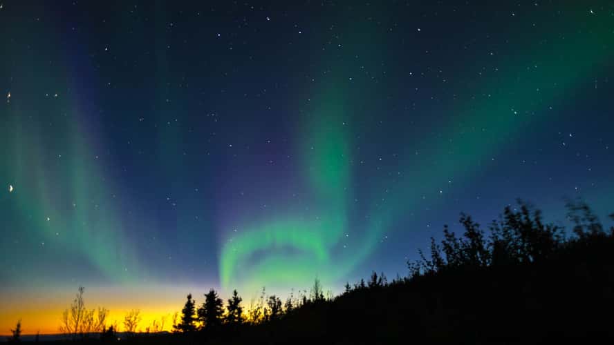 Northern Lights from Murphy Dome