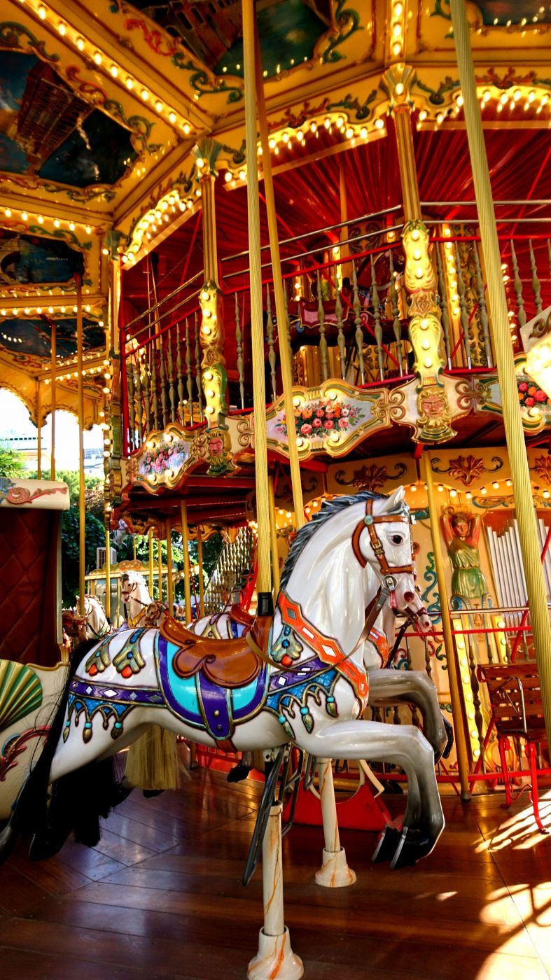 Old carousel, Lignano, Italy