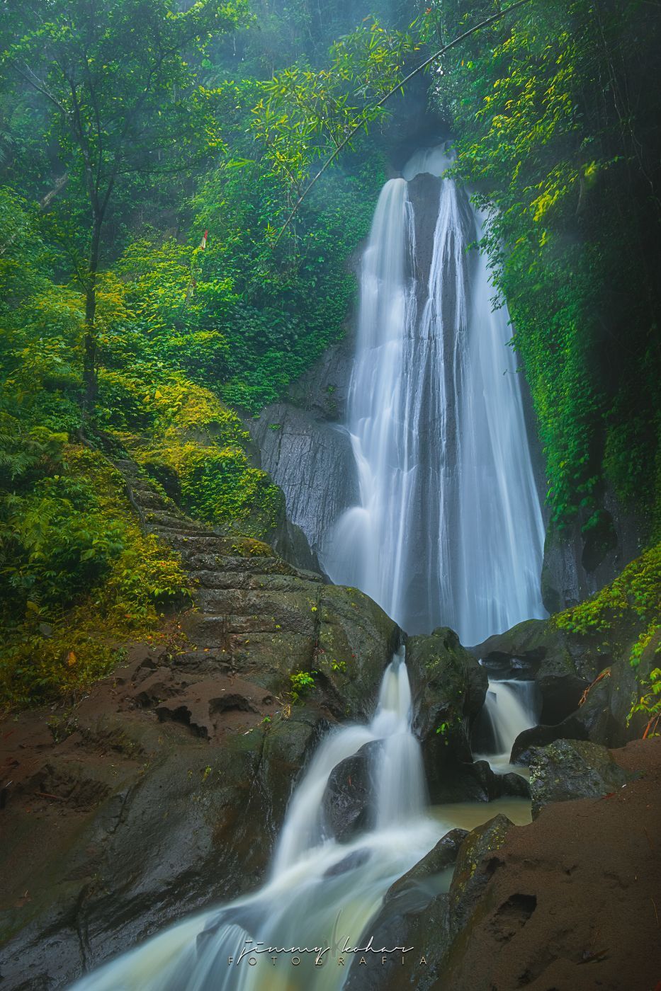 Path to Kuning Waterfall, Indonesia