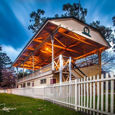 Richmond Grandstand at sunset, Australia