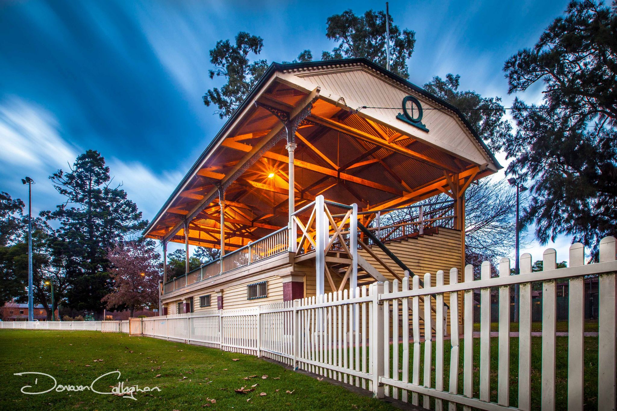 Richmond Grandstand at sunset, Australia