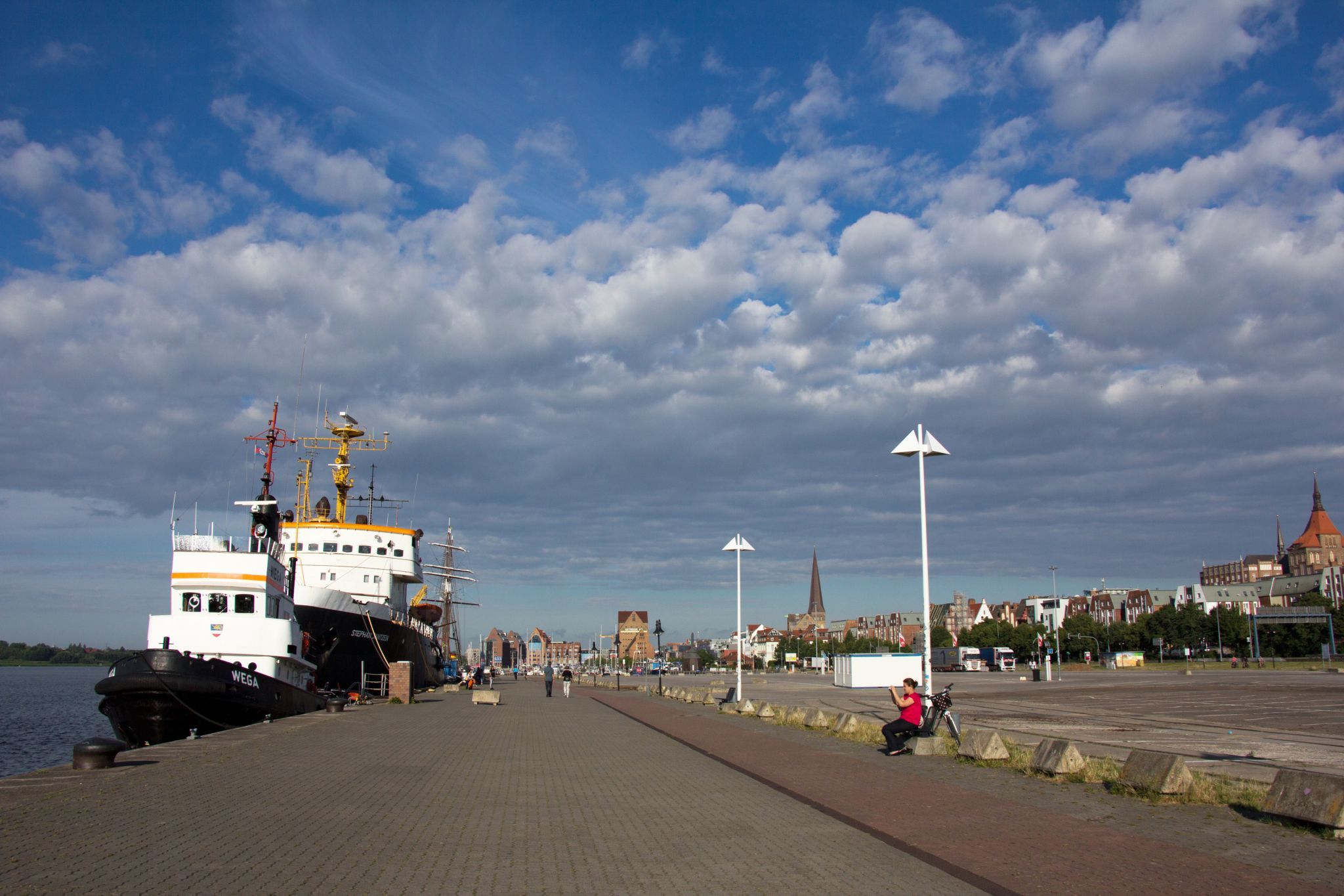 Habour of Rostock, Germany