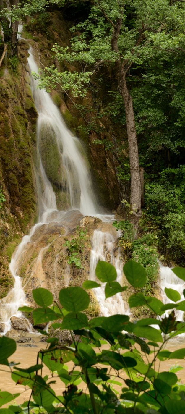 Sipote Waterfall on the Aries River, Romania
