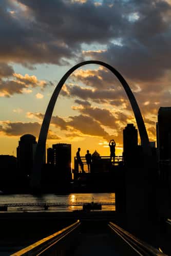 St. Louis Gateway Arch from Malcolm W. Martin State Park