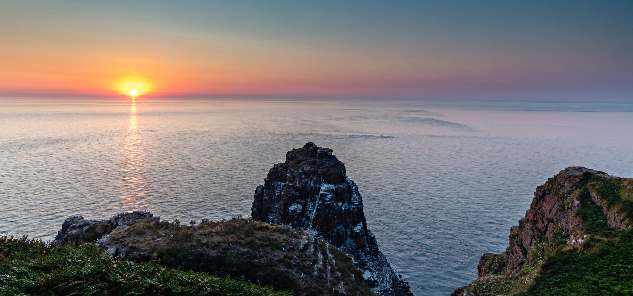 Sunrise at the 'Fauconnière', Cap Fréhel, France