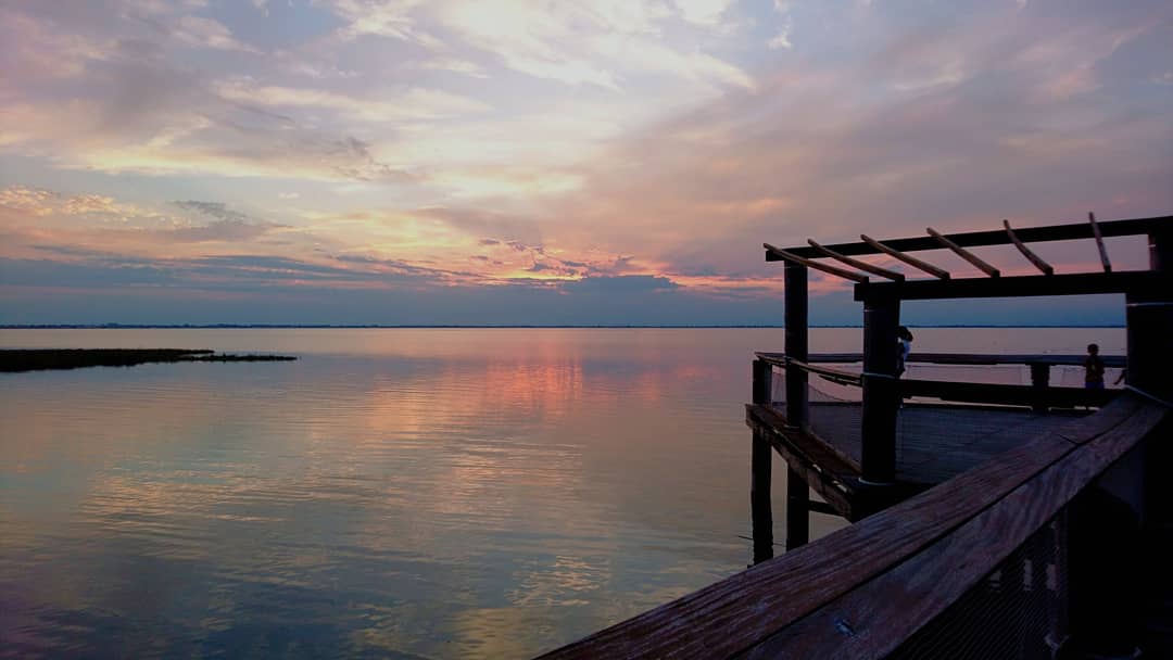 Sunset at Seaside Lignano, Italy