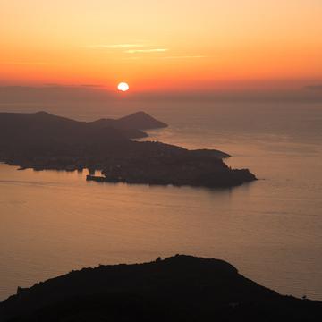 Sunset on Elba island, Italy