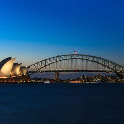 Sydney opera House and Harbour Bridge, Australia