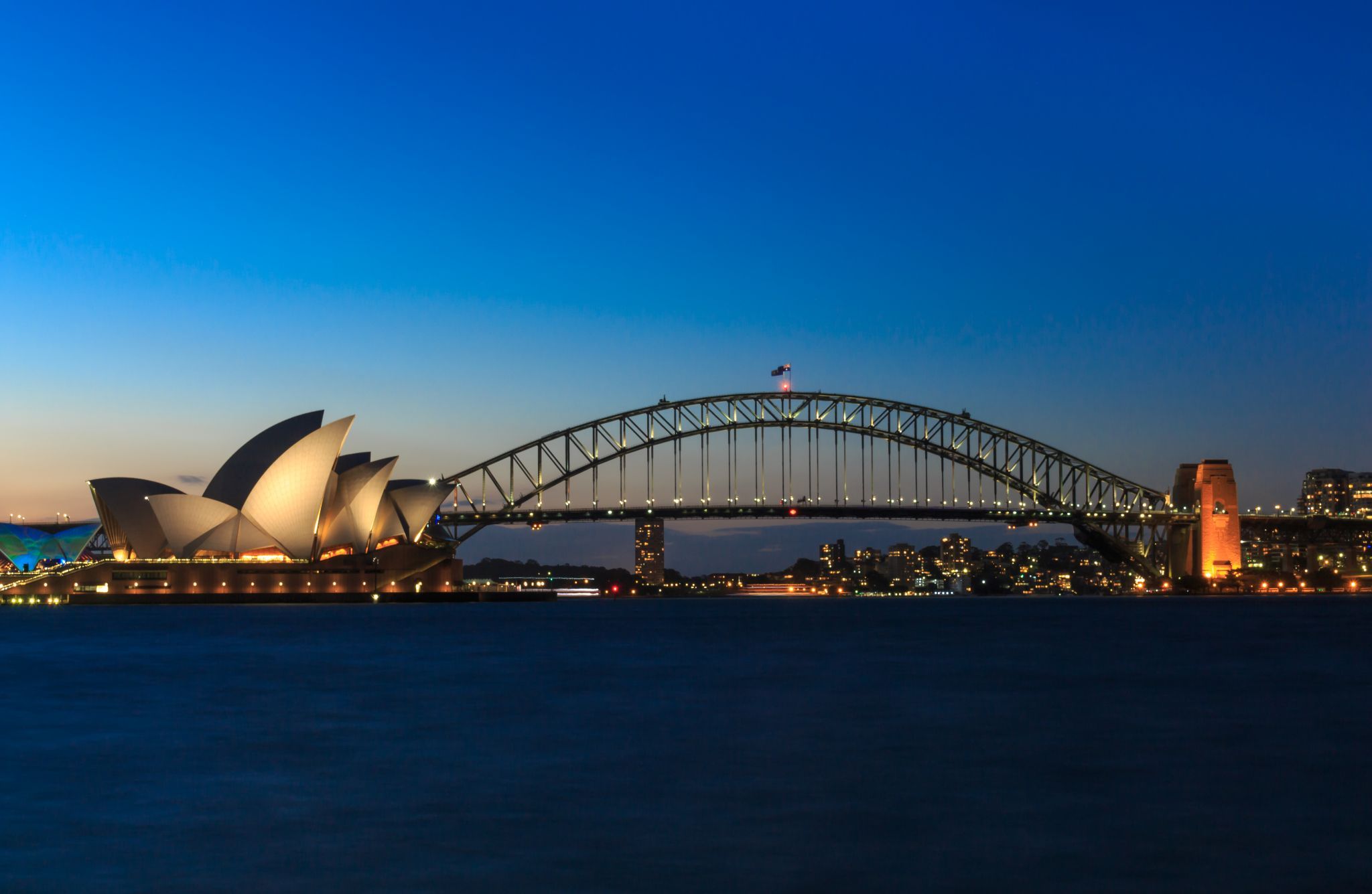 Sydney opera House and Harbour Bridge, Australia