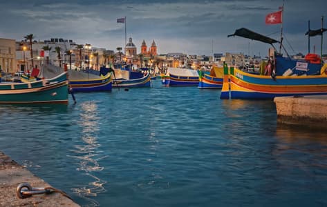 The bay of Marsaxlokk