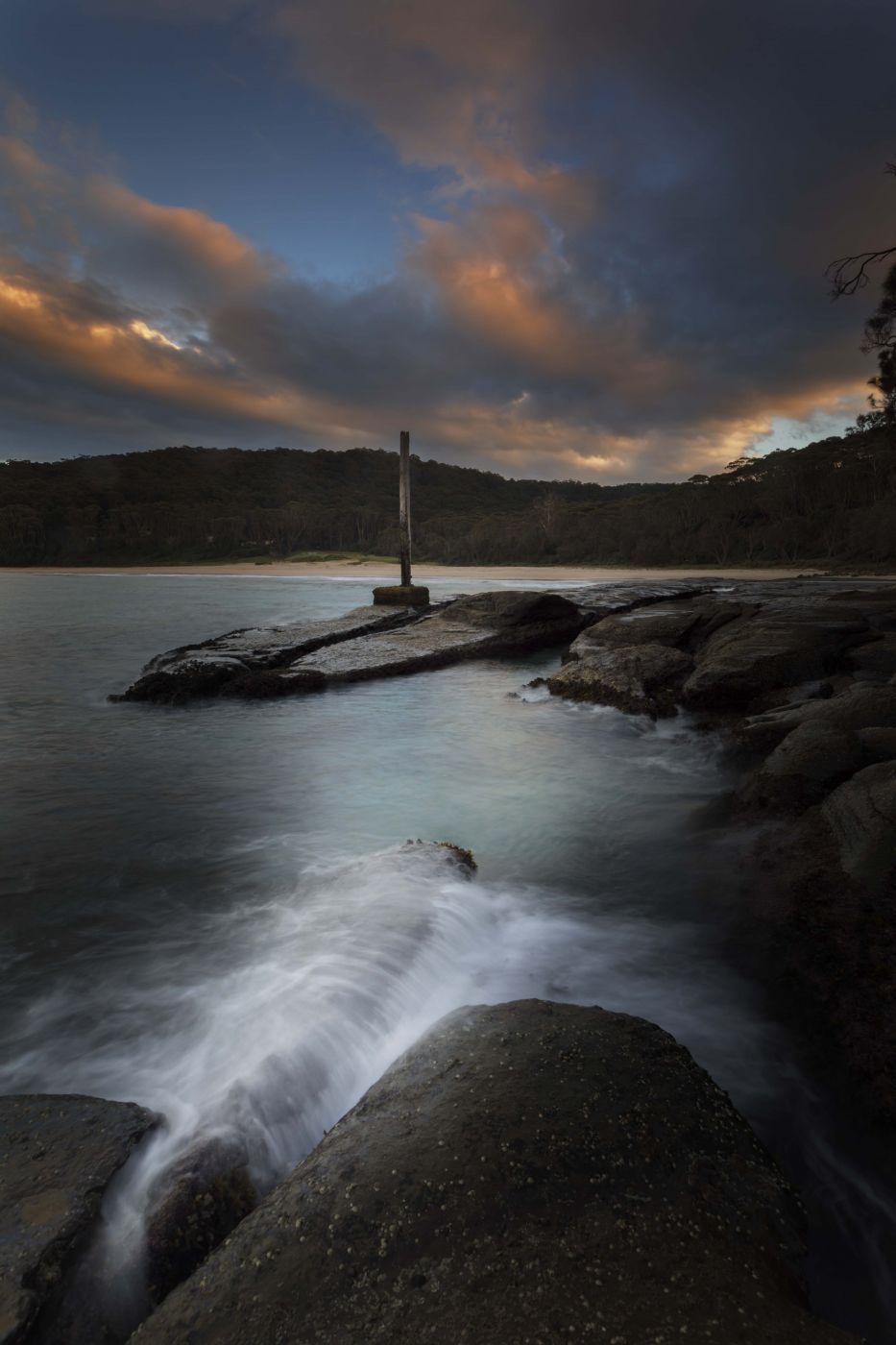 The Derrick Pebbly Beach Sunrise NSW, Australia