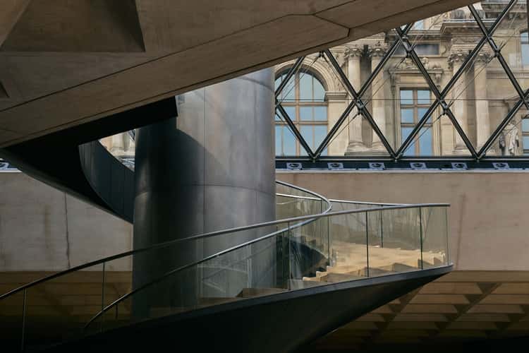 The spiral of Louvre