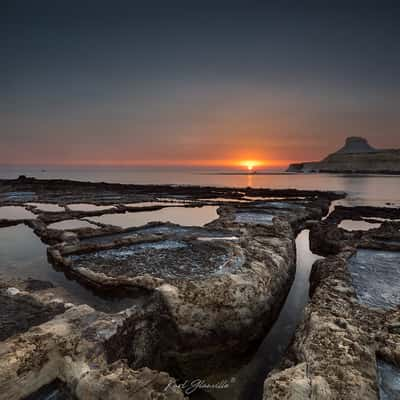 Xwejni Salt Pans, Malta