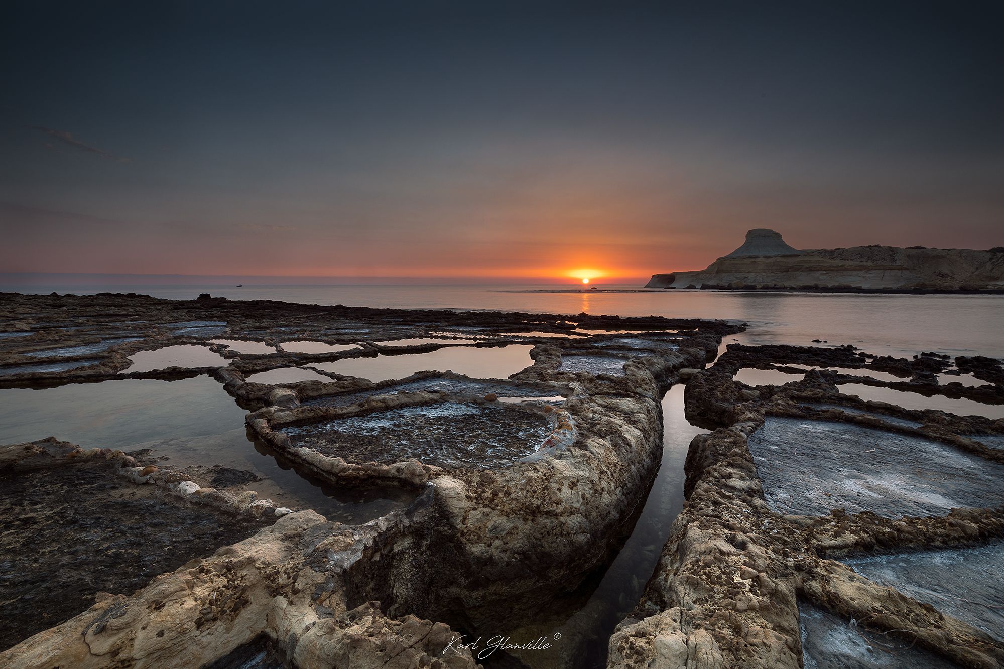 Xwejni Salt Pans, Malta