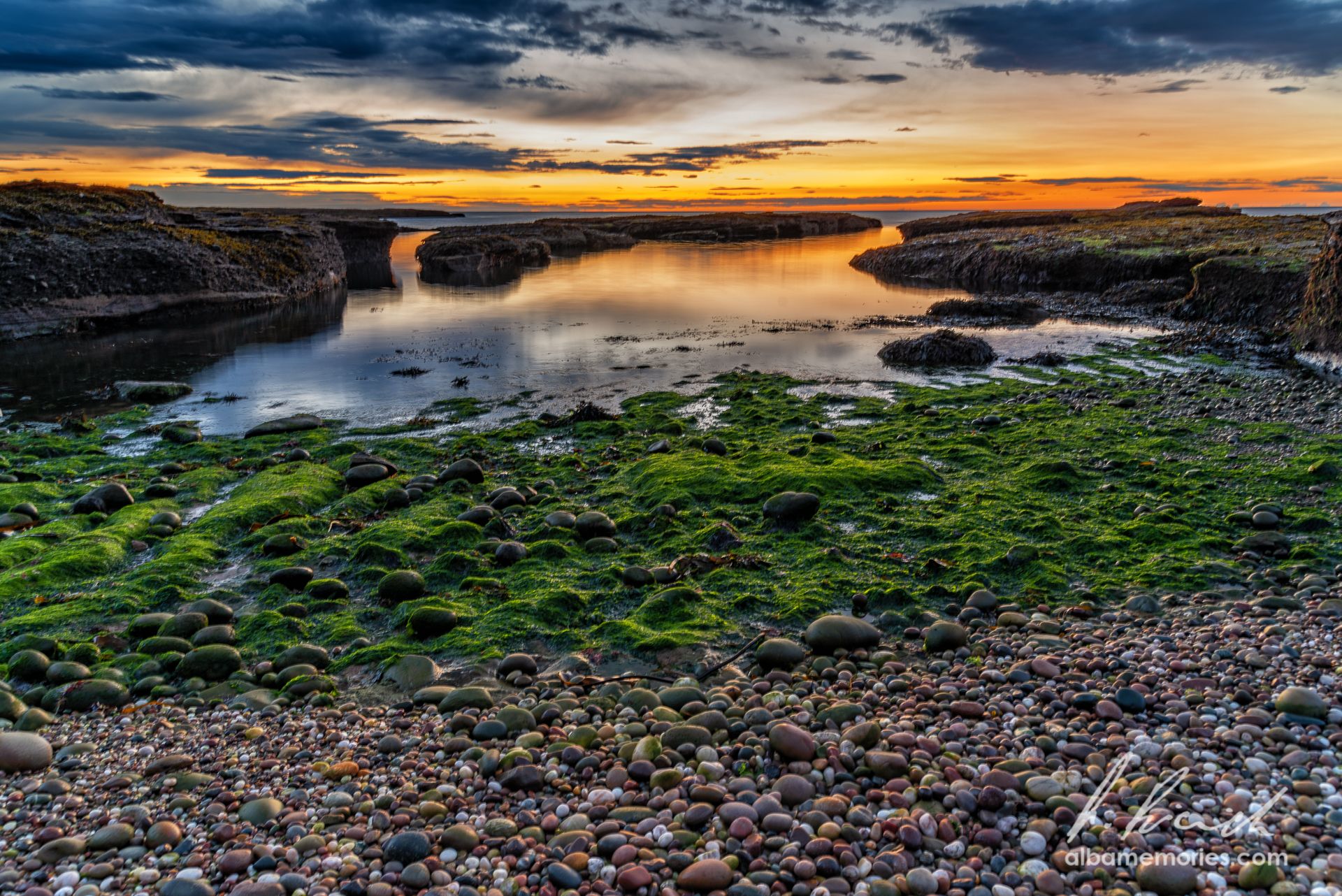 Abroath Clifs - beach, United Kingdom