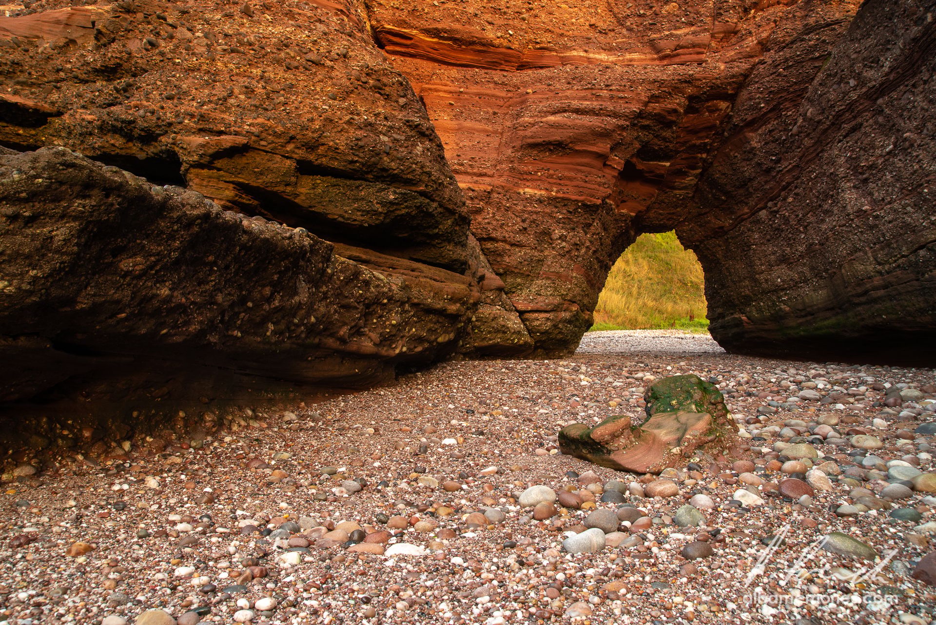 Abroath Clifs - beach, United Kingdom