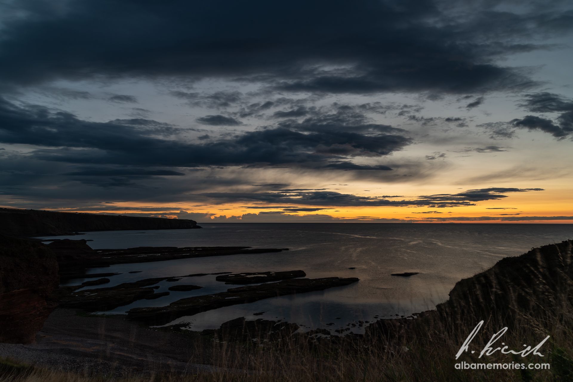 Abroath Clifs - beach, United Kingdom