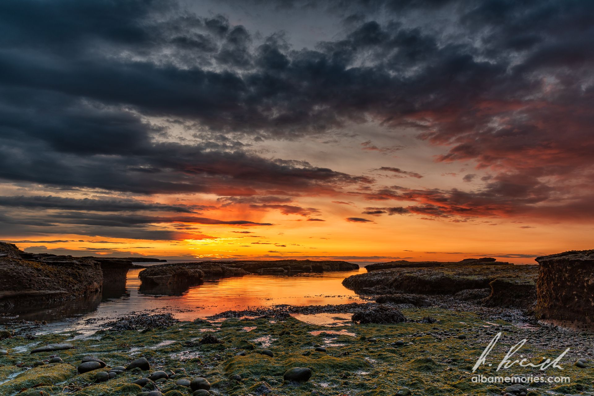 Abroath Clifs - beach, United Kingdom