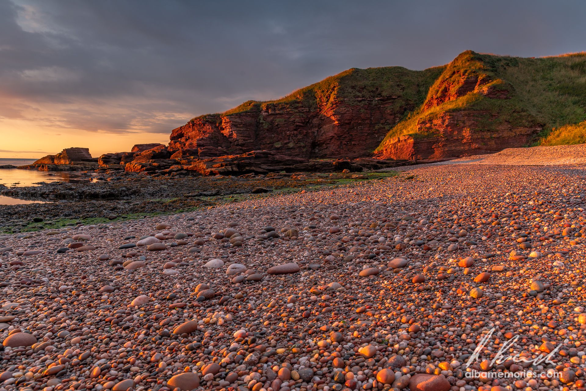 Abroath Clifs - beach, United Kingdom