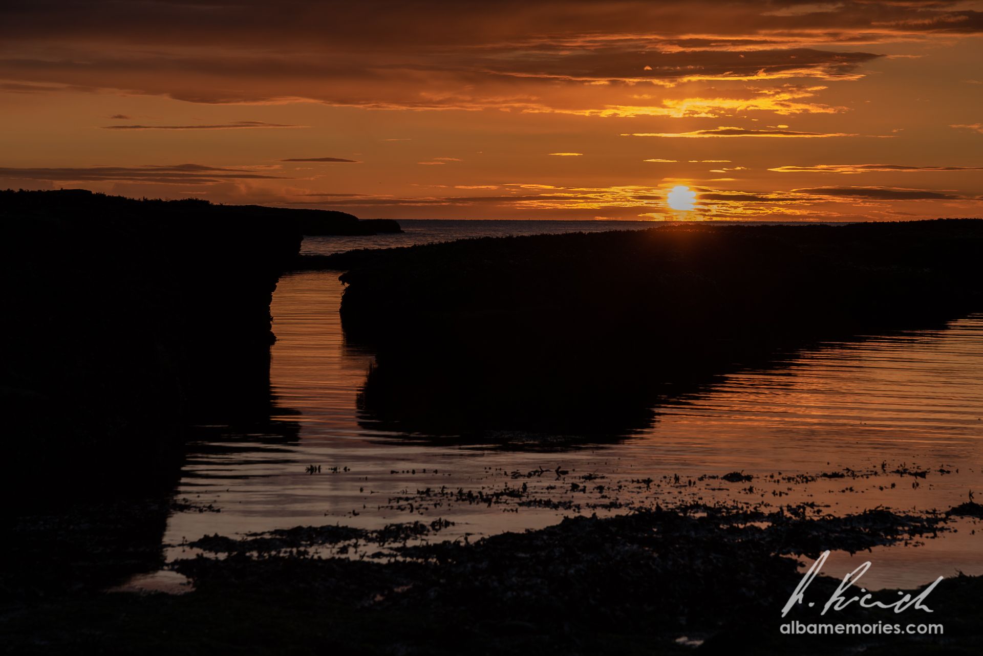 Abroath Clifs - beach, United Kingdom