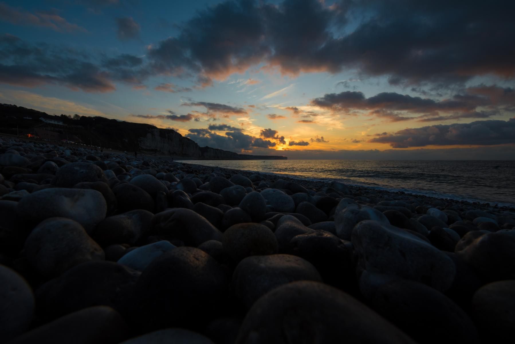 Beach of Fécamp, France