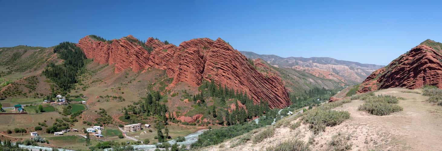View of the 'Seven Bulls