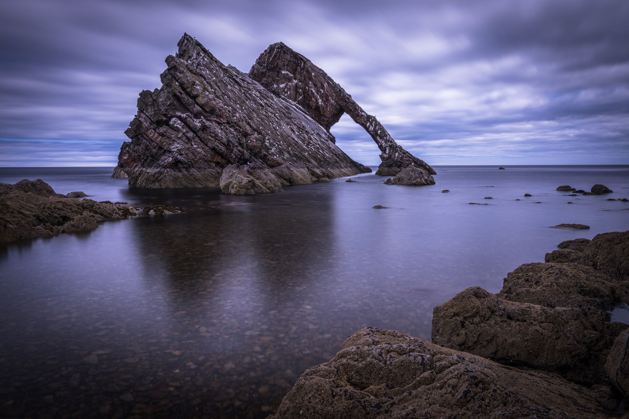 Bow Fiddle Rock, Scotland, United Kingdom