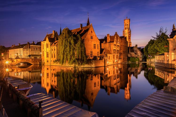 Typical view of Bruges