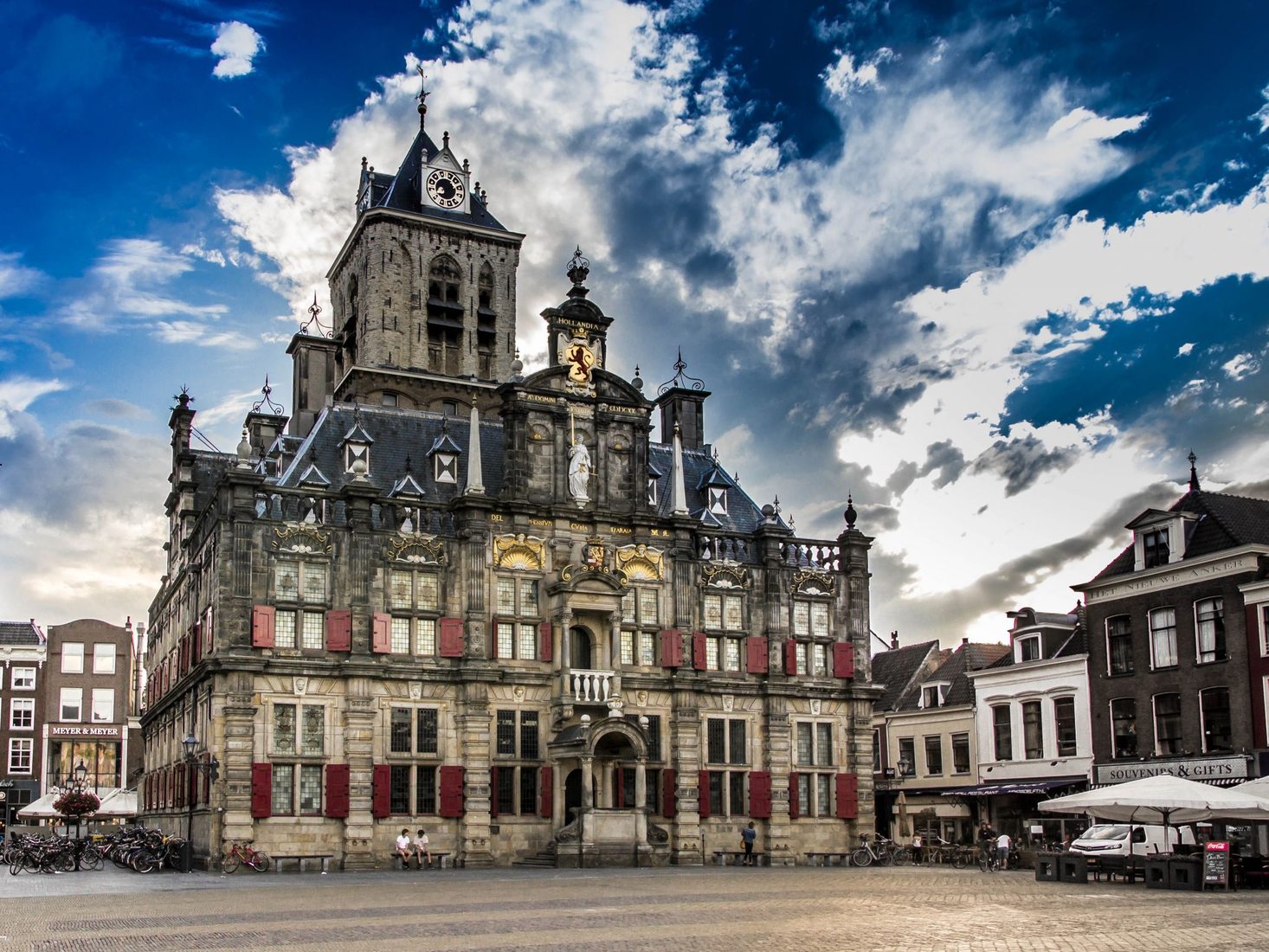 City Hall in Delft, Netherlands