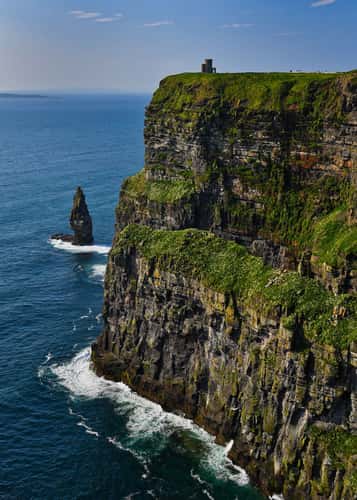 Cliffs of Moher, view to O'Briens Tower